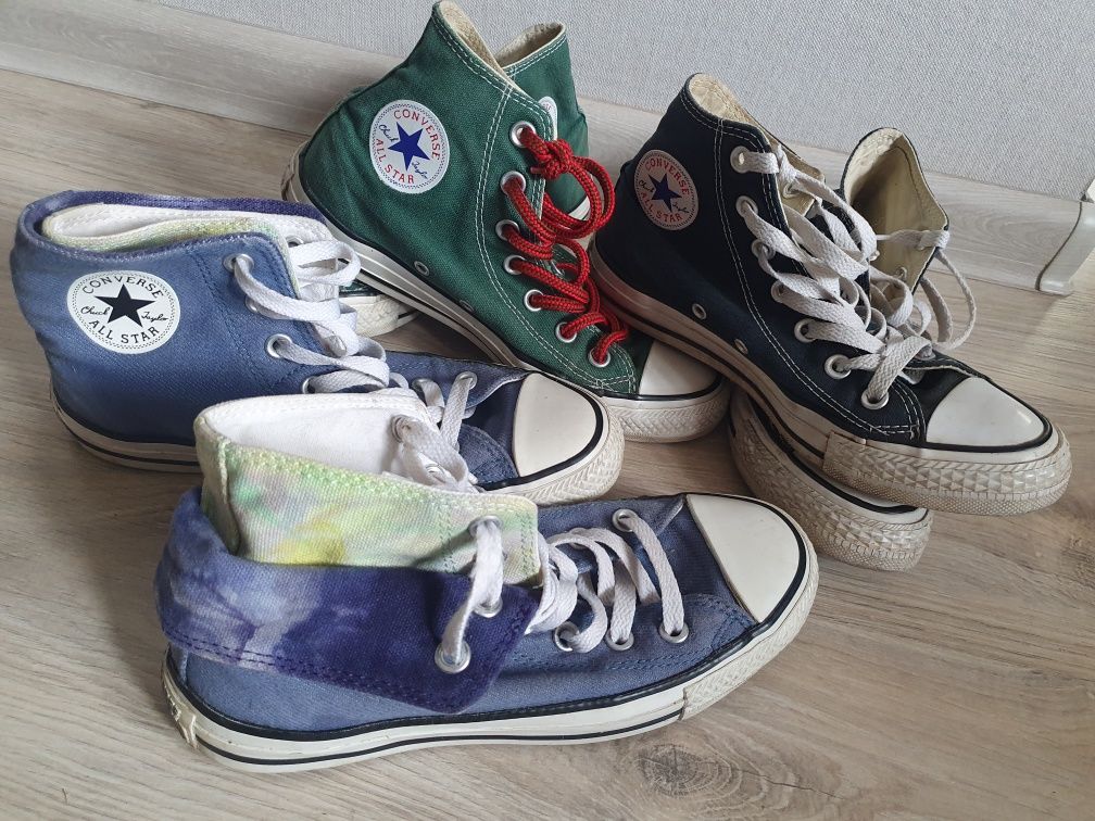 Converse *All Star.* 3 pary. Używane.