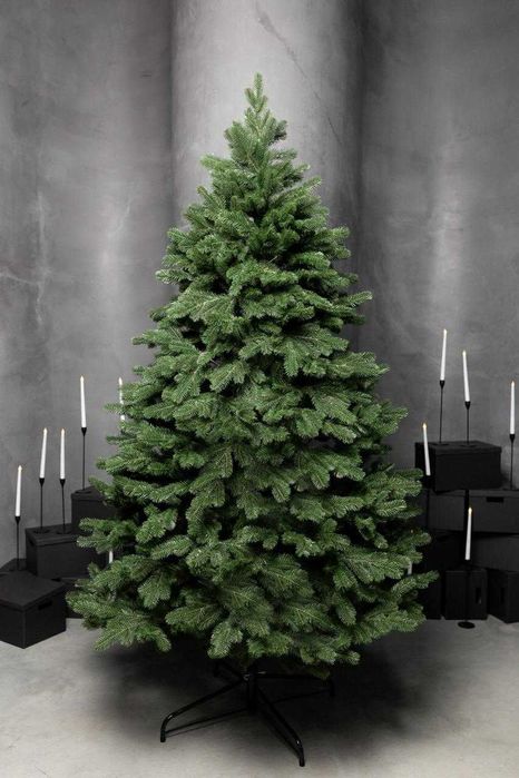 Искусственная новогодняя елка 180см классическая зеленая штучна ялинка