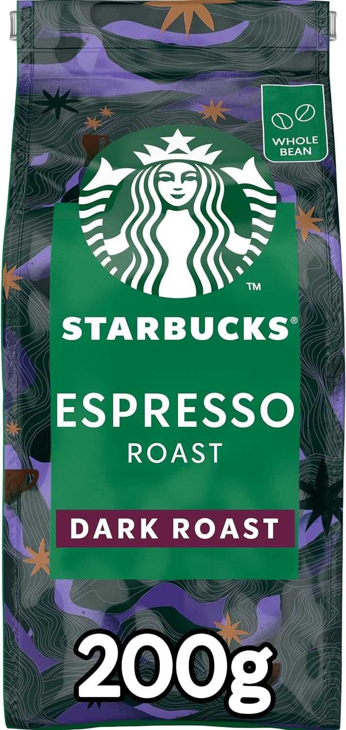 ZESTAW 6 STARBUCKS Espresso Roast, Dark Roast, Kawa Ziarnista 200g