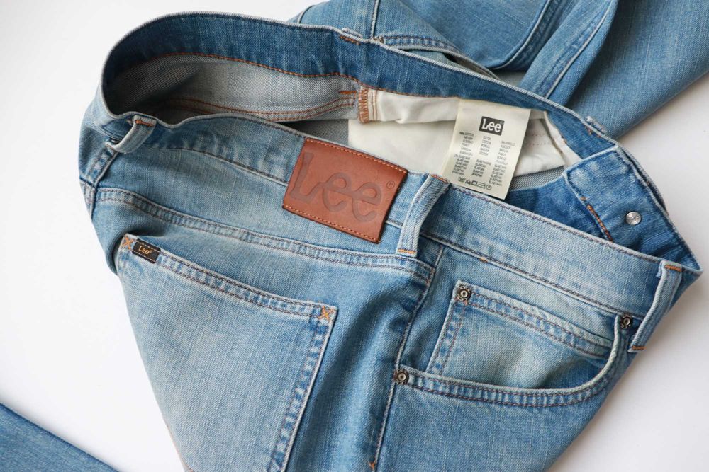 LEE LUKE W32 L32 męskie spodnie jeansy skinny slim fit