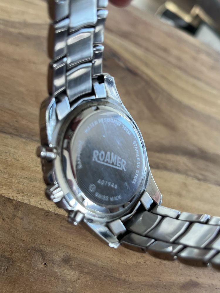 Roamer Stingray Alarm GMT Day Date All in One Męski Doskonały