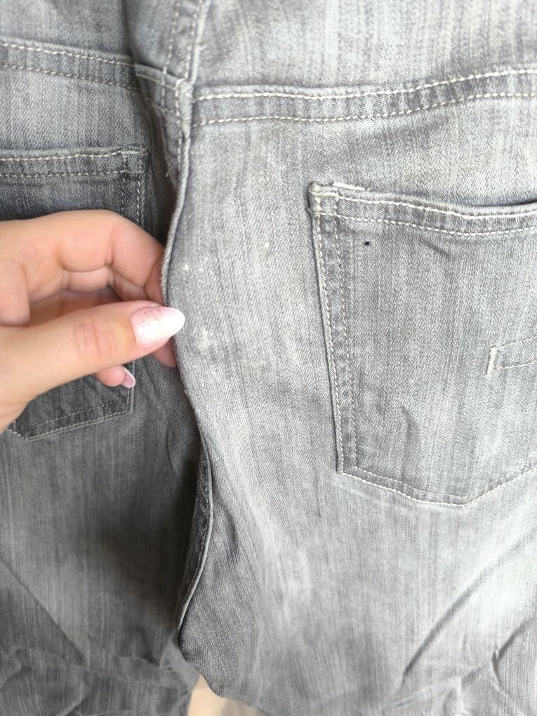 R.34 Calvin Klein Jeans spodnie jeansowe męskie szare klasyczne