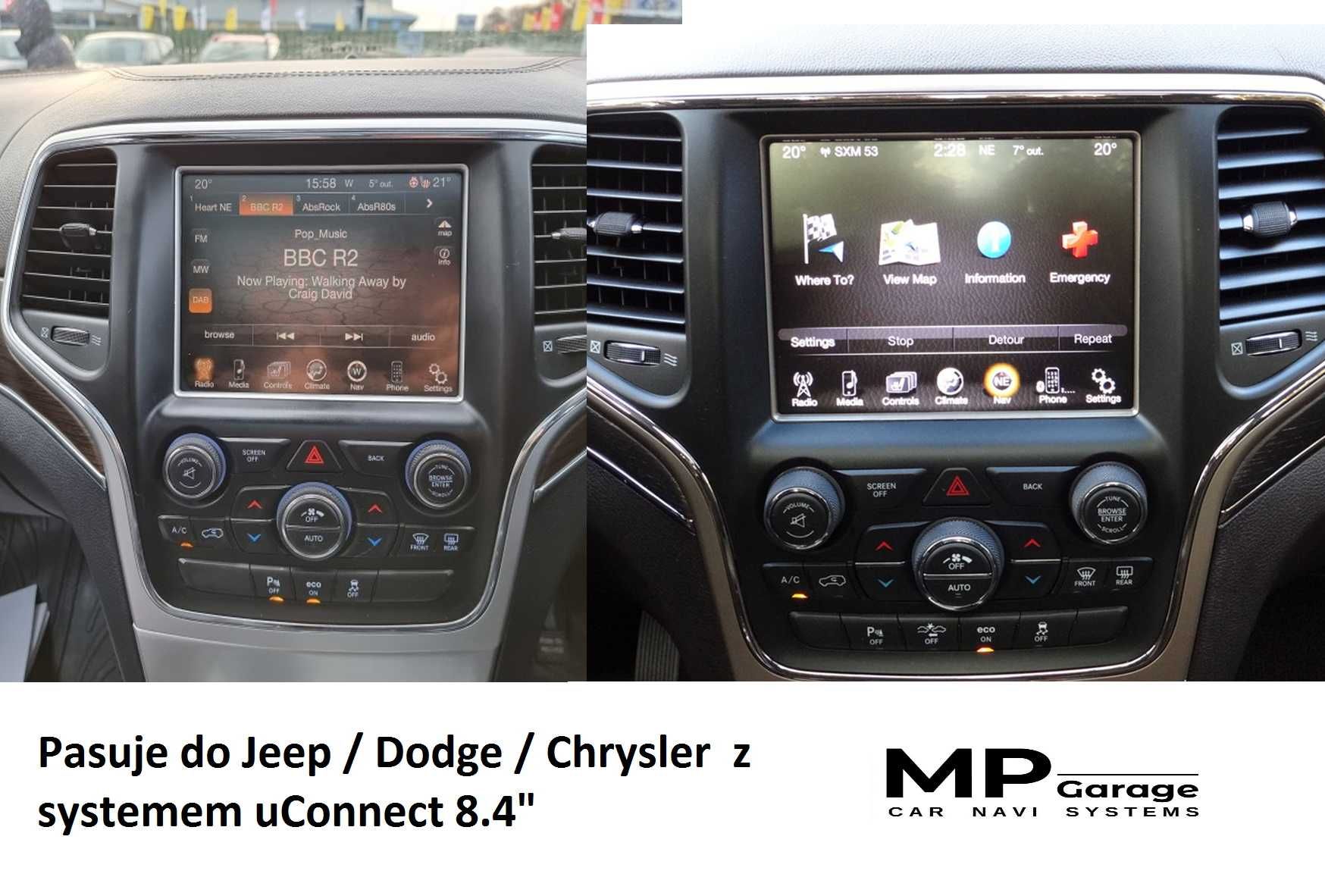 Nawigacja Android Jeep/Dodge/Chrysler Uconnect 8.4 Carplay/AndroidAuto