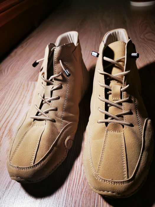 Buty męskie casualowe z ekologicznej skóry zamszowej rozmiar 46