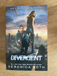 Livro Divergent de Veronica Roth em inglês