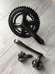 Mechanizm korbowy Shimano Tiagra + pedały Shimano SPD