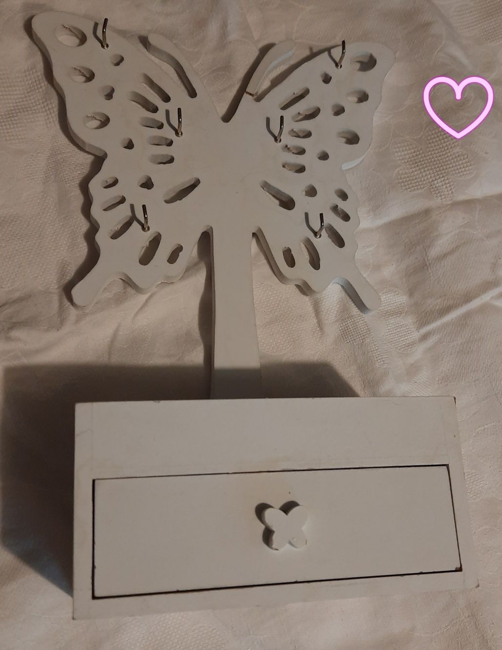Wieszak na biżuterię Motyl - do renowacji - craft