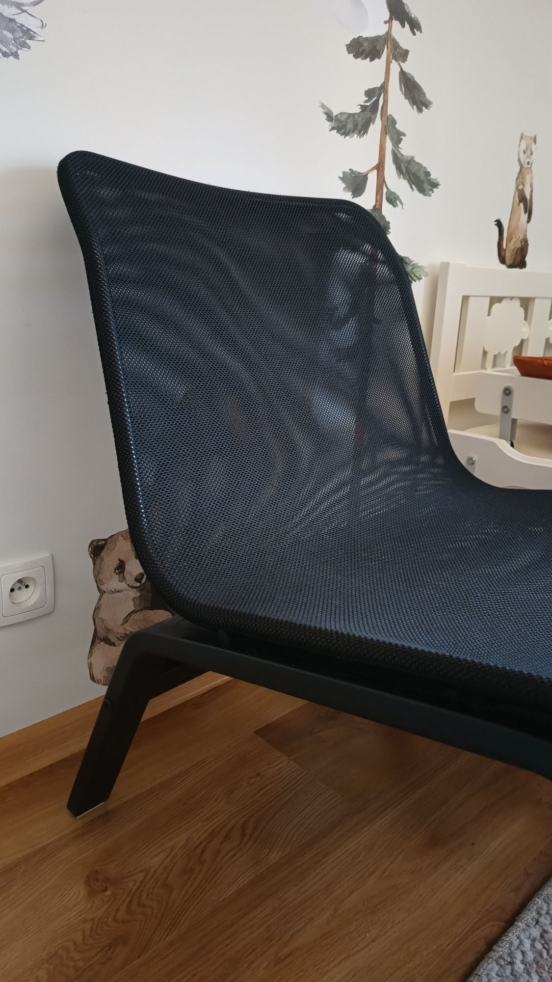 Fotel Ikea czarny