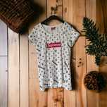 Świetna bluzeczka koszulka t-shirt bluzka z krótkim rękawem lv supreme