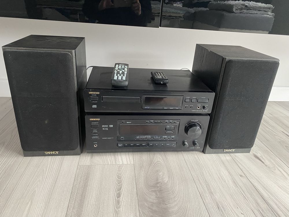 Zestaw grający Onkyo+2 kolumny Tannoy