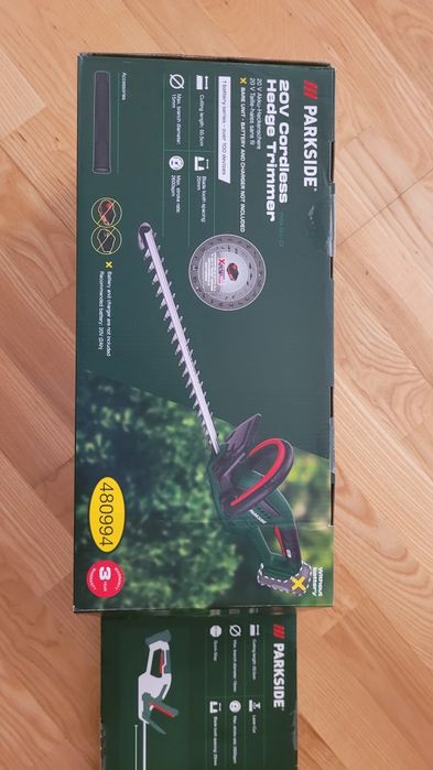 NOWE akumulatorowe nożyce do żywopłotu 20 V PARKSIDE PHSA 20-Li C3