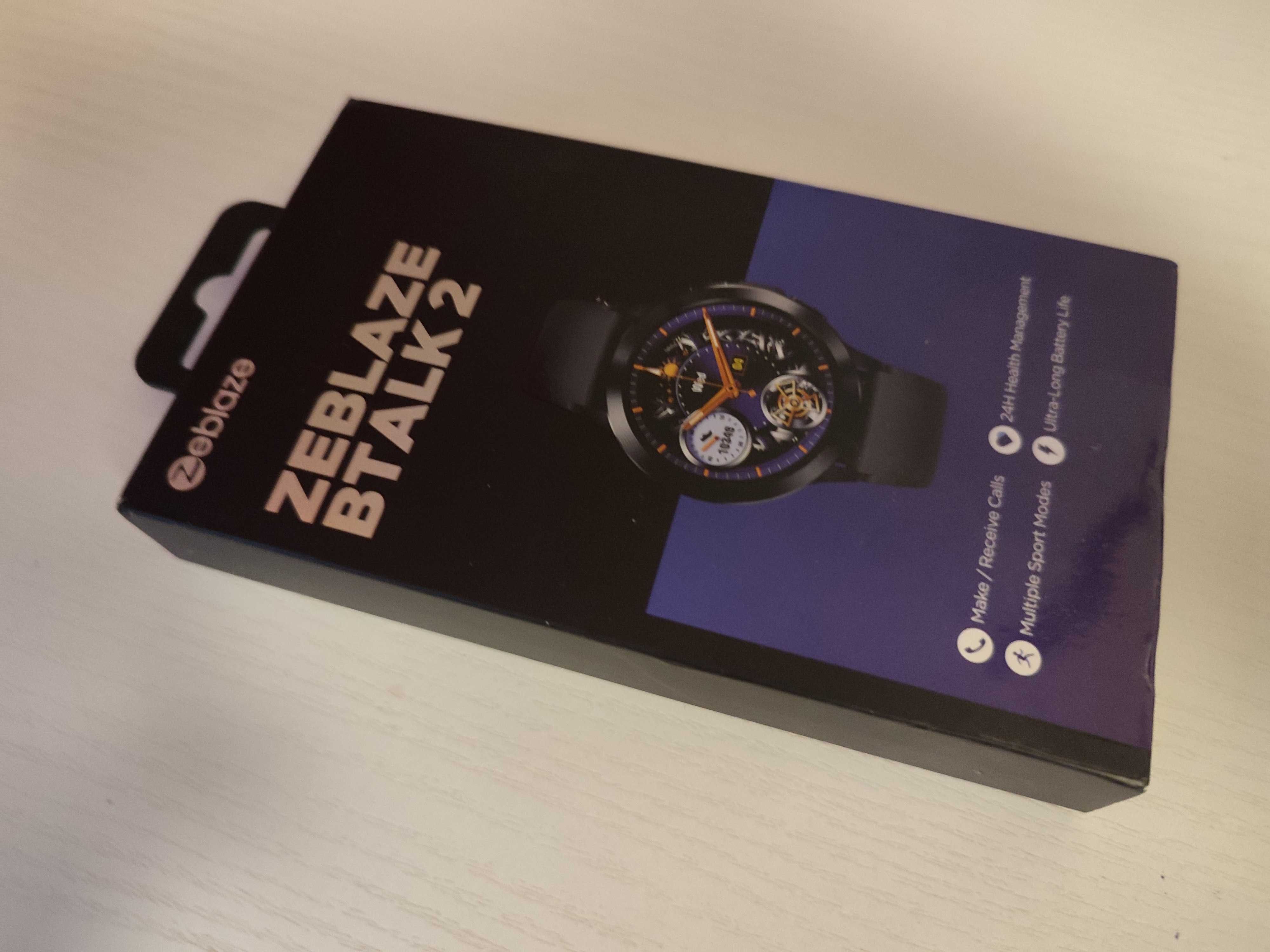 Zablaze Btalk 2 Smartwatch wyświetlacz AMOLED połączenia Bluetooth