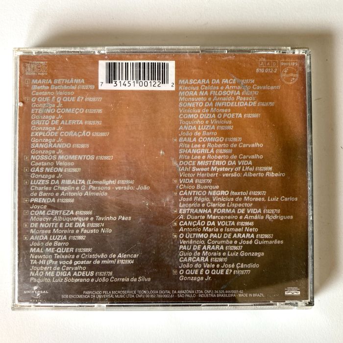 Cd Maria Bethânia* Nossos Momentos