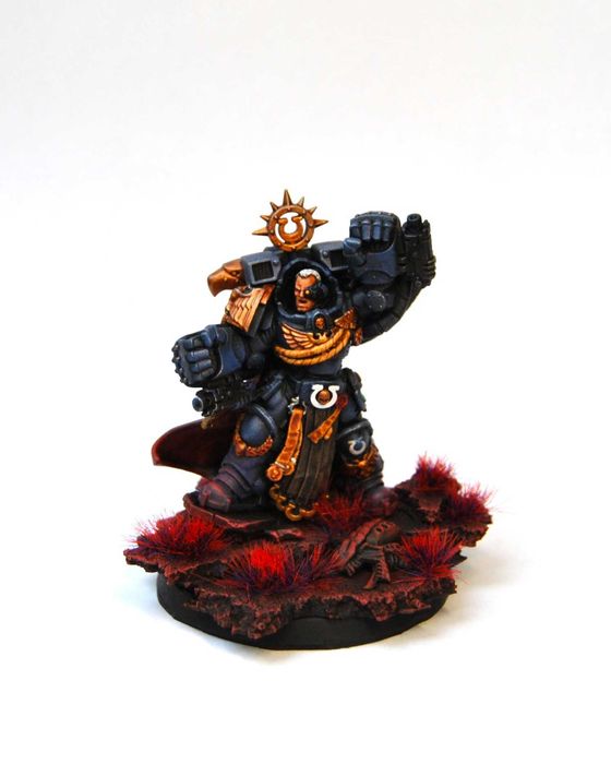 Warhammer 40k Space Marines Mareneus Calgar and Vitrix Scuad