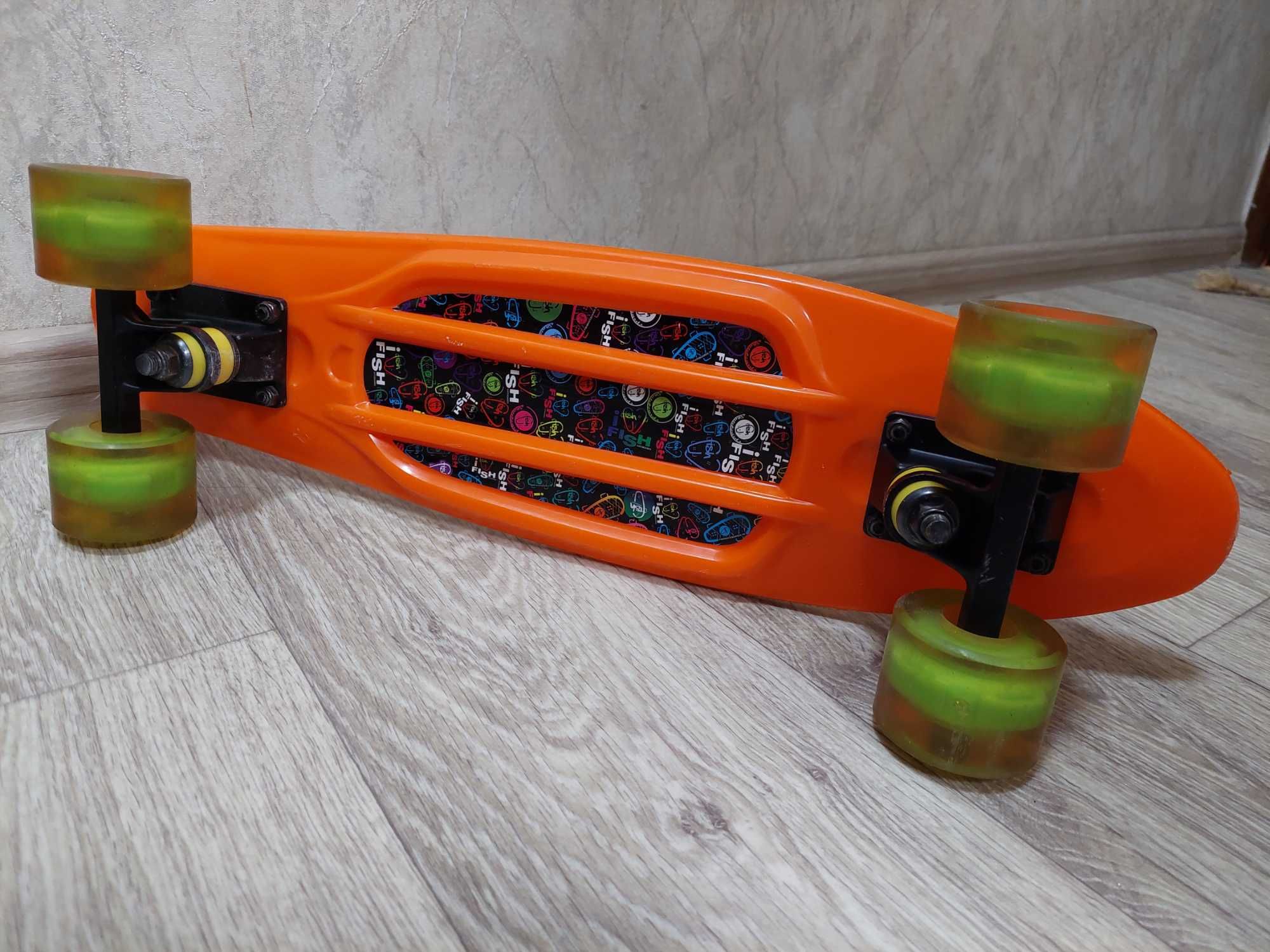 Скейт Пенни борд Fish Skateboards