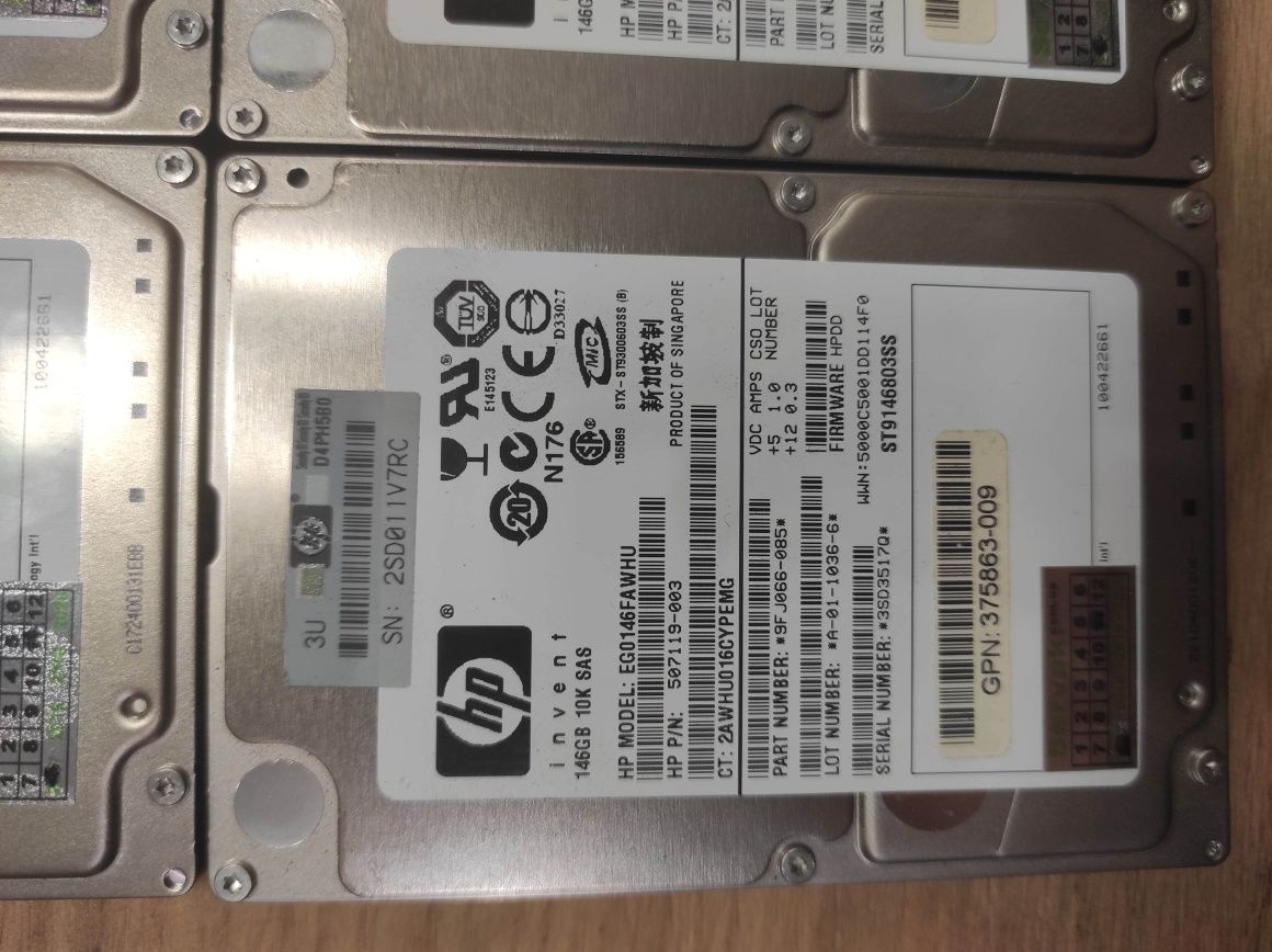 Жёсткий диск Hp,Dell 2.5" 146gb 10K 6G SAS(для сервера)