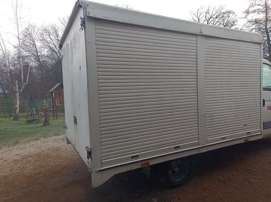 Kontener aluminiowy żaluzje zabudowa uniwersalna