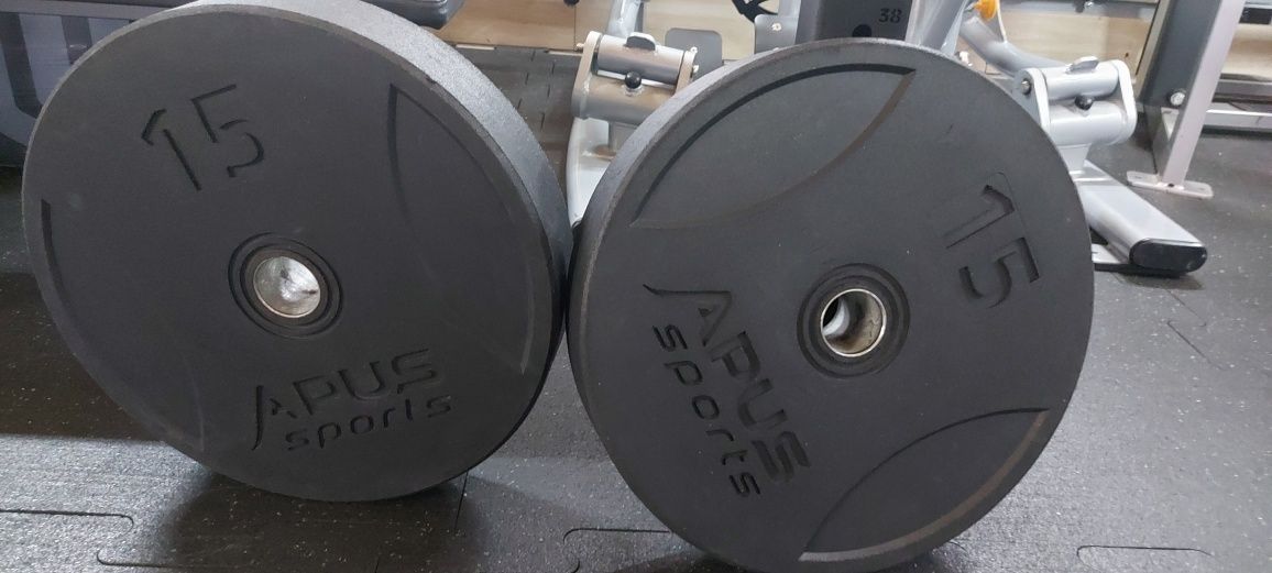 Obciążenie Olimpijskie Bumpery Gumowane Apus Siłownia Crossfit