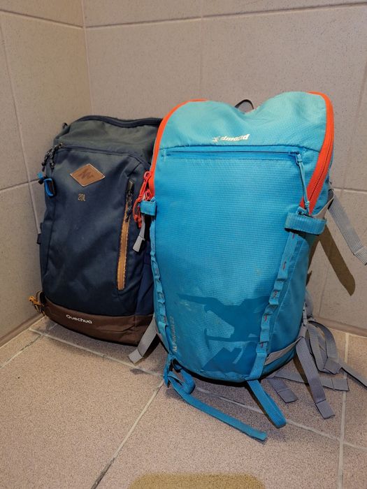 Plecaki Simond Alpinism 22 i Quechua 20 l,  zestaw, okazja
