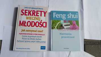 2 książki-Feng shui i Sekrety i wiecznej młodości.