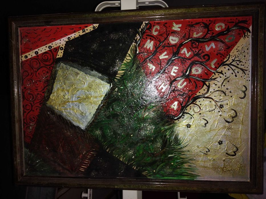 Quadro antigo padrao