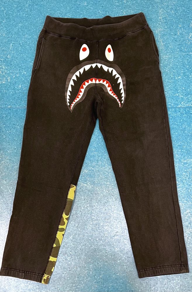 Spodnie Bape Shark Black-Camo Pants