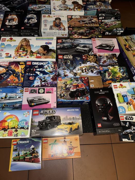 Lego MEGA haul de sets descontinuados, novos a excelentes precos