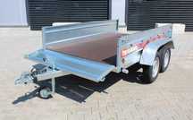 Przyczepa Tanatech  265 x 150 dwuosiowa 750kg transport cała Polska