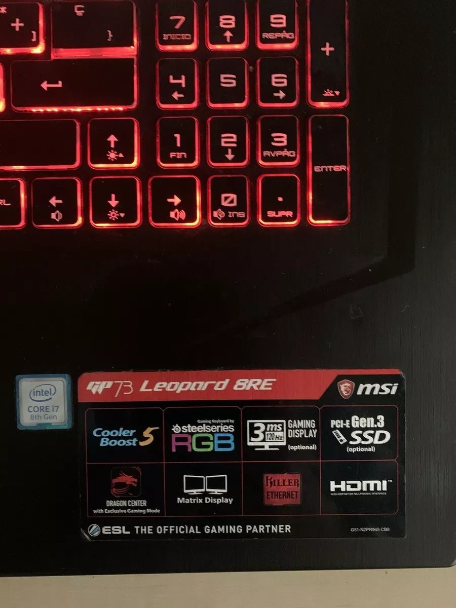 Portátil MSI Leopard GP73 8RE