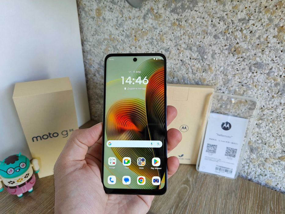 Motorola MOTO G55 5G 8/256ГБ, 6.5"120Гц, 5000мАг,50мп,Стереозвук,Новий