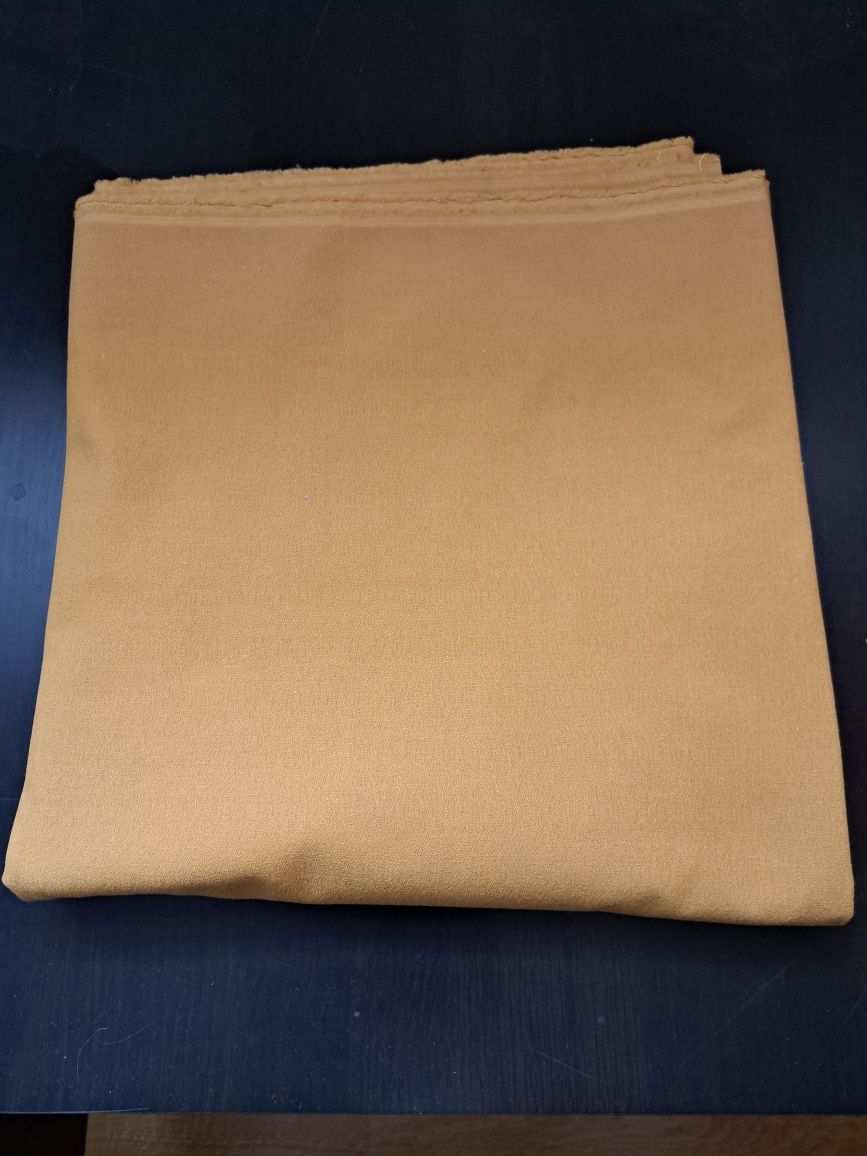 Materiał zasłona jasny brąz 240 x 134