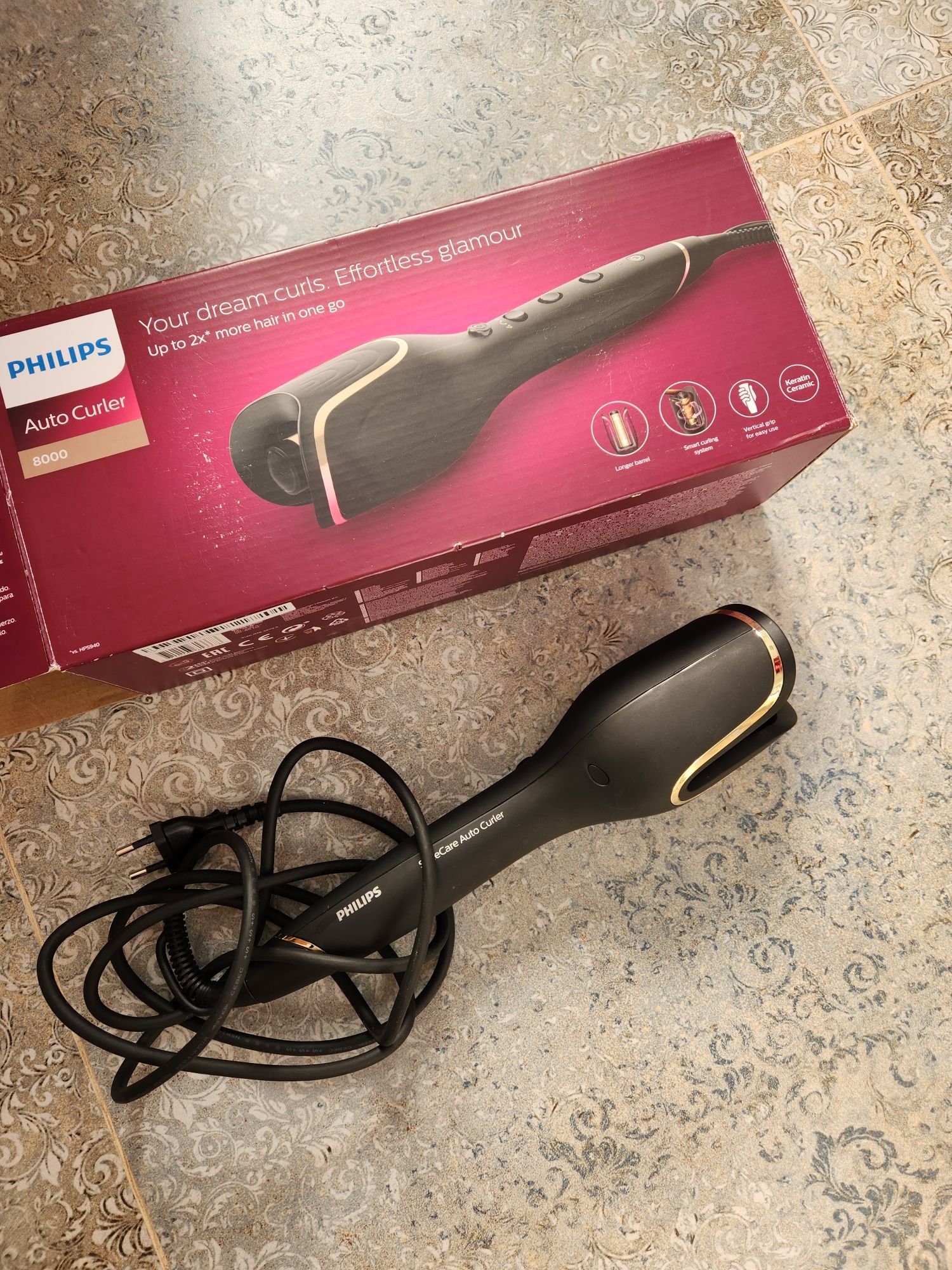 Nowa lokówka automatyczna Philips Auto Curler 8000 gwarancja nowa