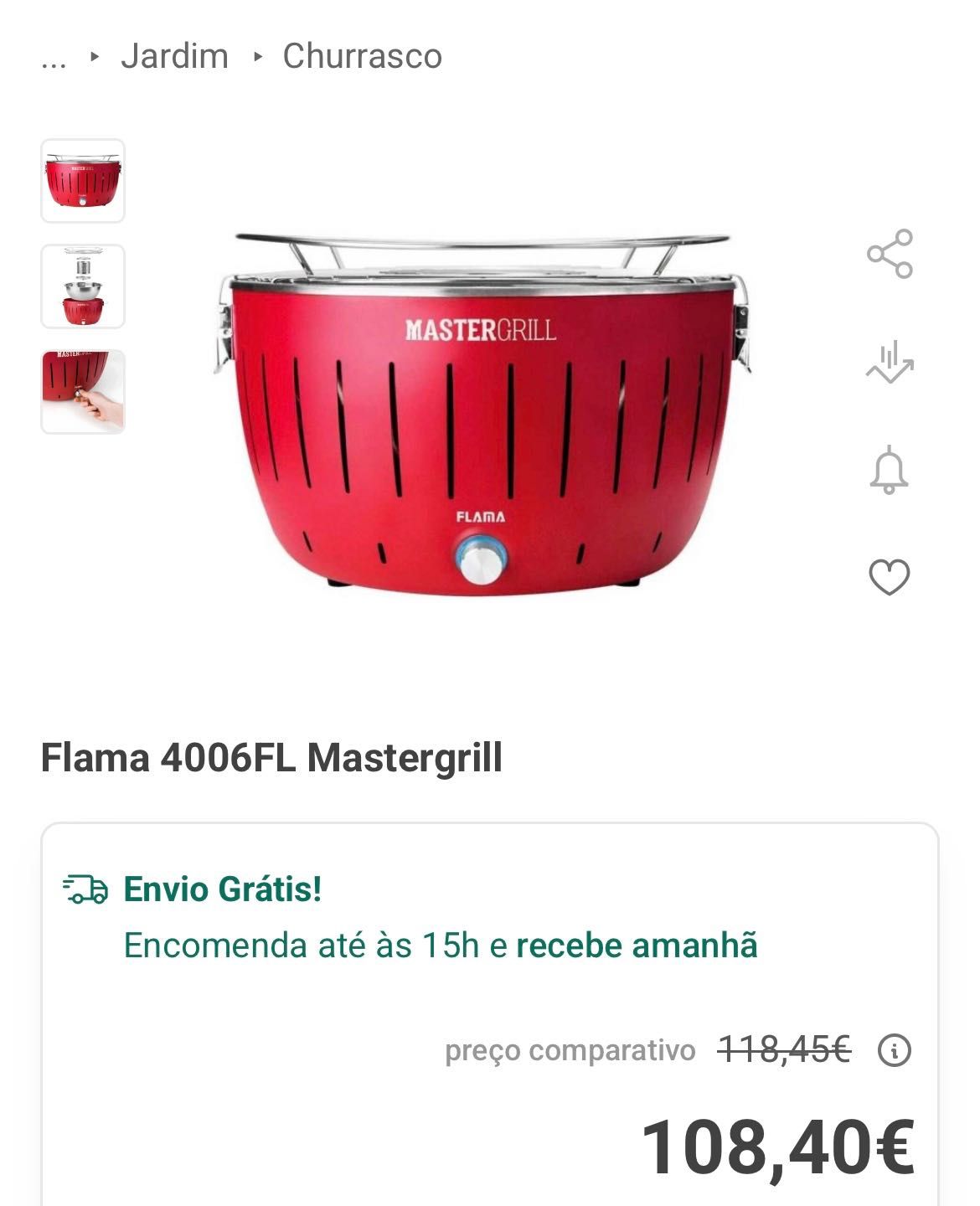 Grelhador BBQ para churrasco
