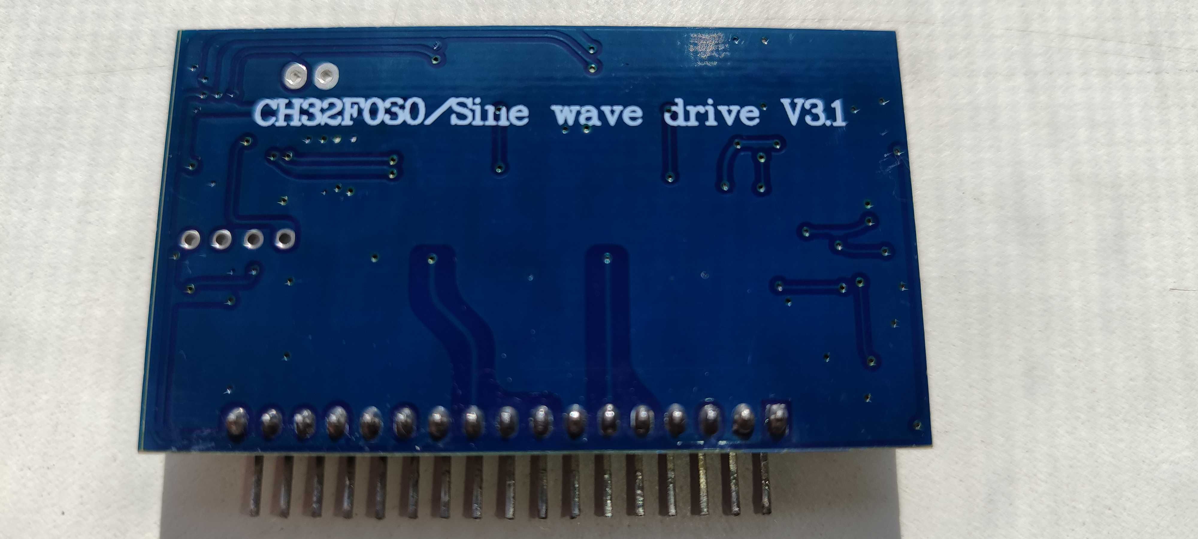 Плата драйвера чистого синуса CH32F030/Sine wave drive V3.1