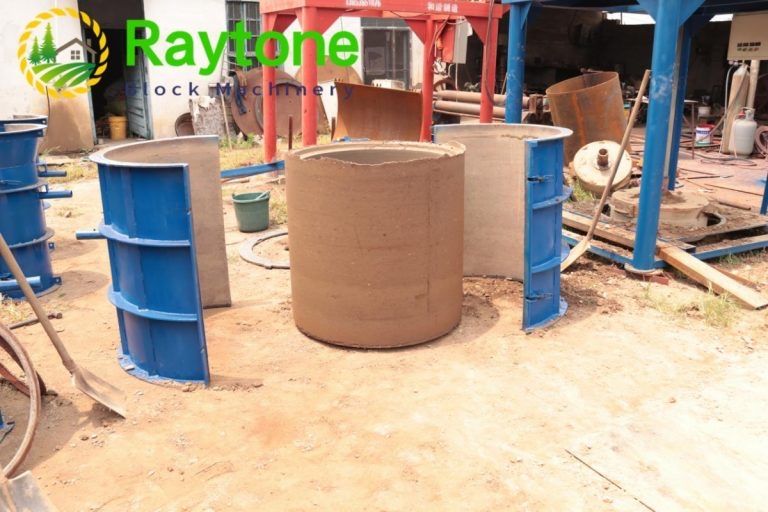 Машина для производства бетонных колец/труб QT-120