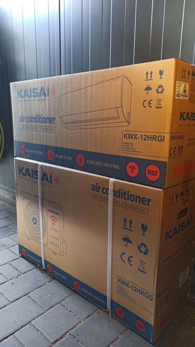 Klimatyzator Kaisai Fly 3,5kW WiFi Nowy Zestaw montażowy Wysyłka
