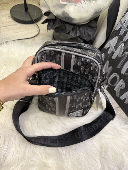 Сумка Karl Lagerfeld чоловіча через плече