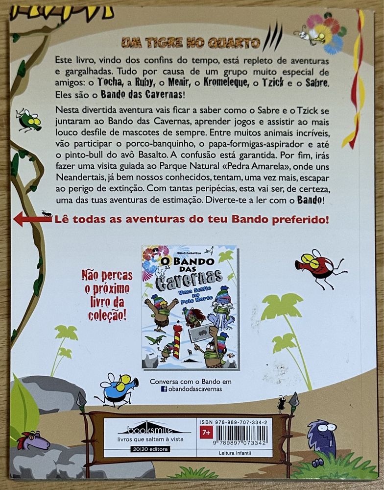 Livro infantil “o bando das cavernas”