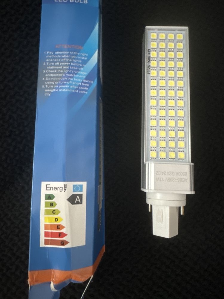 Lampadas led  tipo G24 11W   Novas.