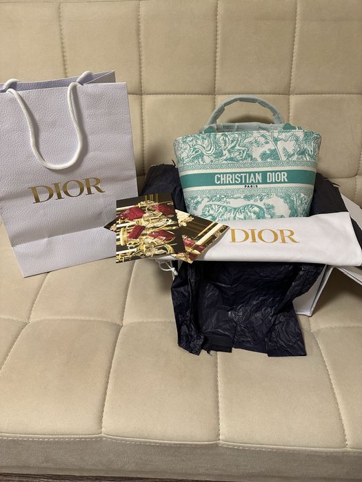 Сумка Dior Шопеер тканевый
