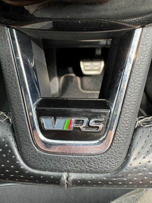 Кермо руль мультируль Octavia A7 VRS RS лепестки перфорація скошений