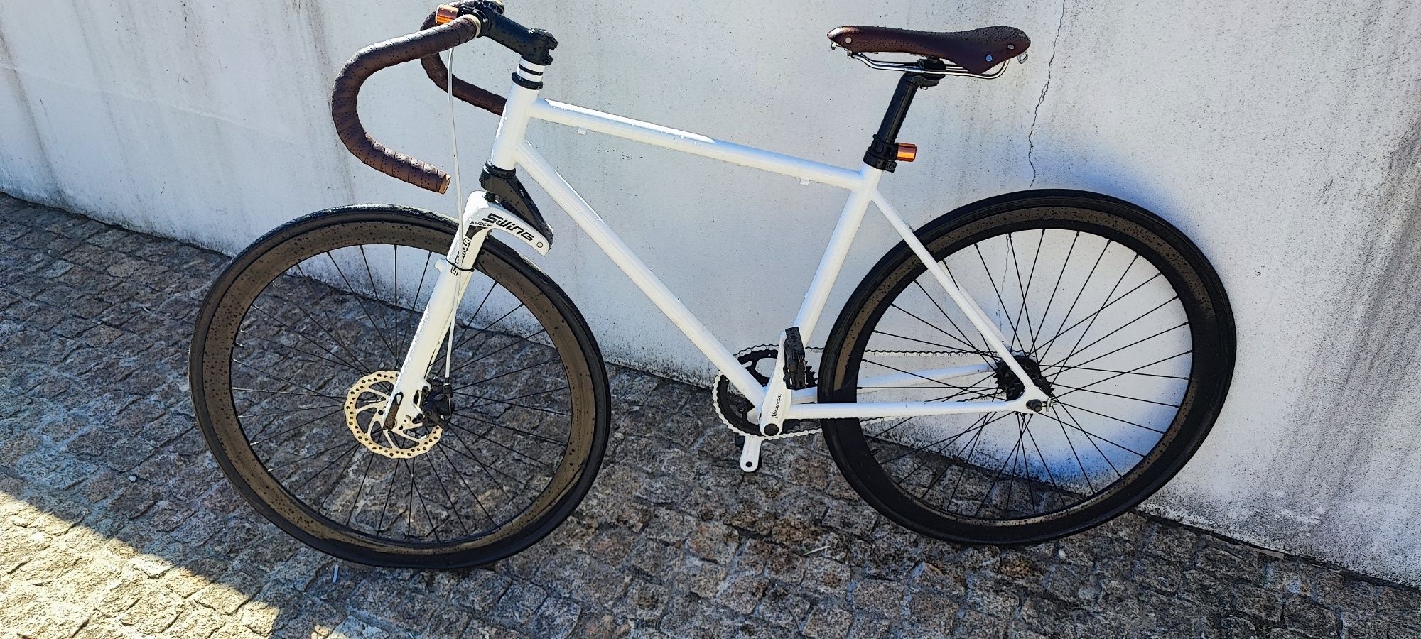 Bicicleta single speed, como nova