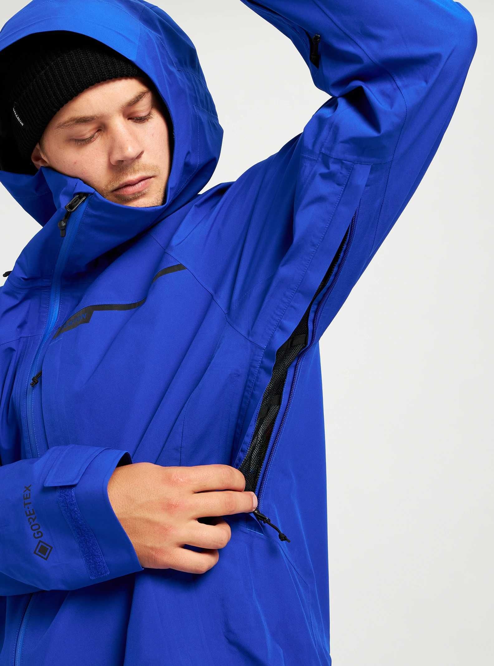 Nowa kurtka Burton 3L Gore-TEX Treeline Cobalt Blue XXS XS 2XS volcom