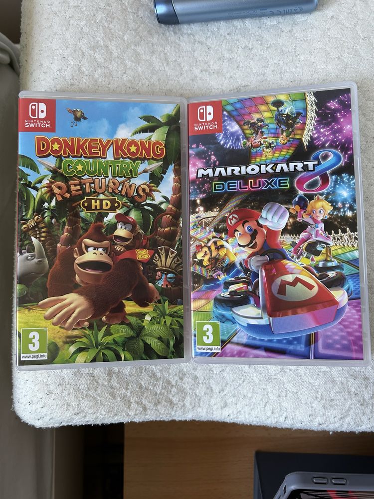Donkey kong returns HD i Mario Kart Delux 8