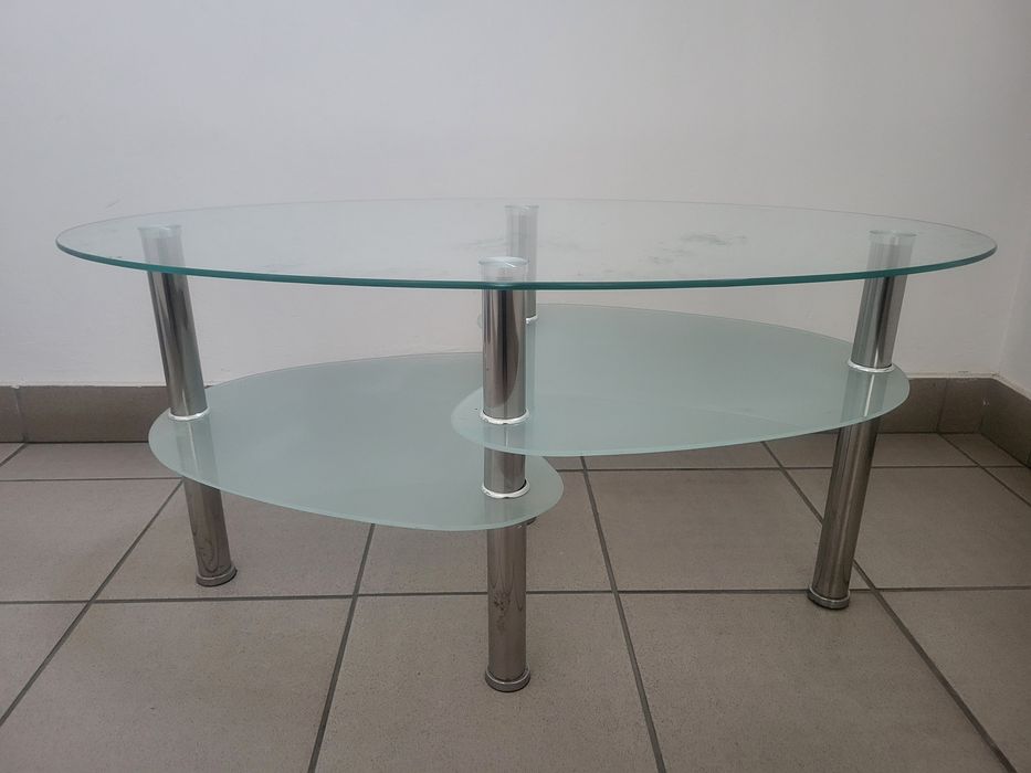 Stolik szklany kawowy nowoczesny design