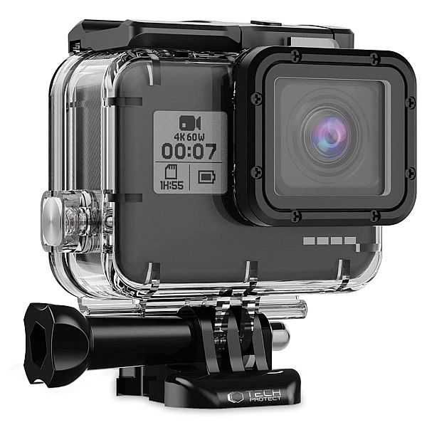 Etui Tech-Protect GA200 wodoodporne do GoPro Hero 5 / 6 / 7 - przezroc