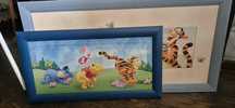 Obraz Kubuś Puchatek i przyjaciele w  ramie DISNEY 2 szt dla dziecka j