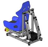 Symulator rajdowy 2DOF - ruchomy fotel, platforma