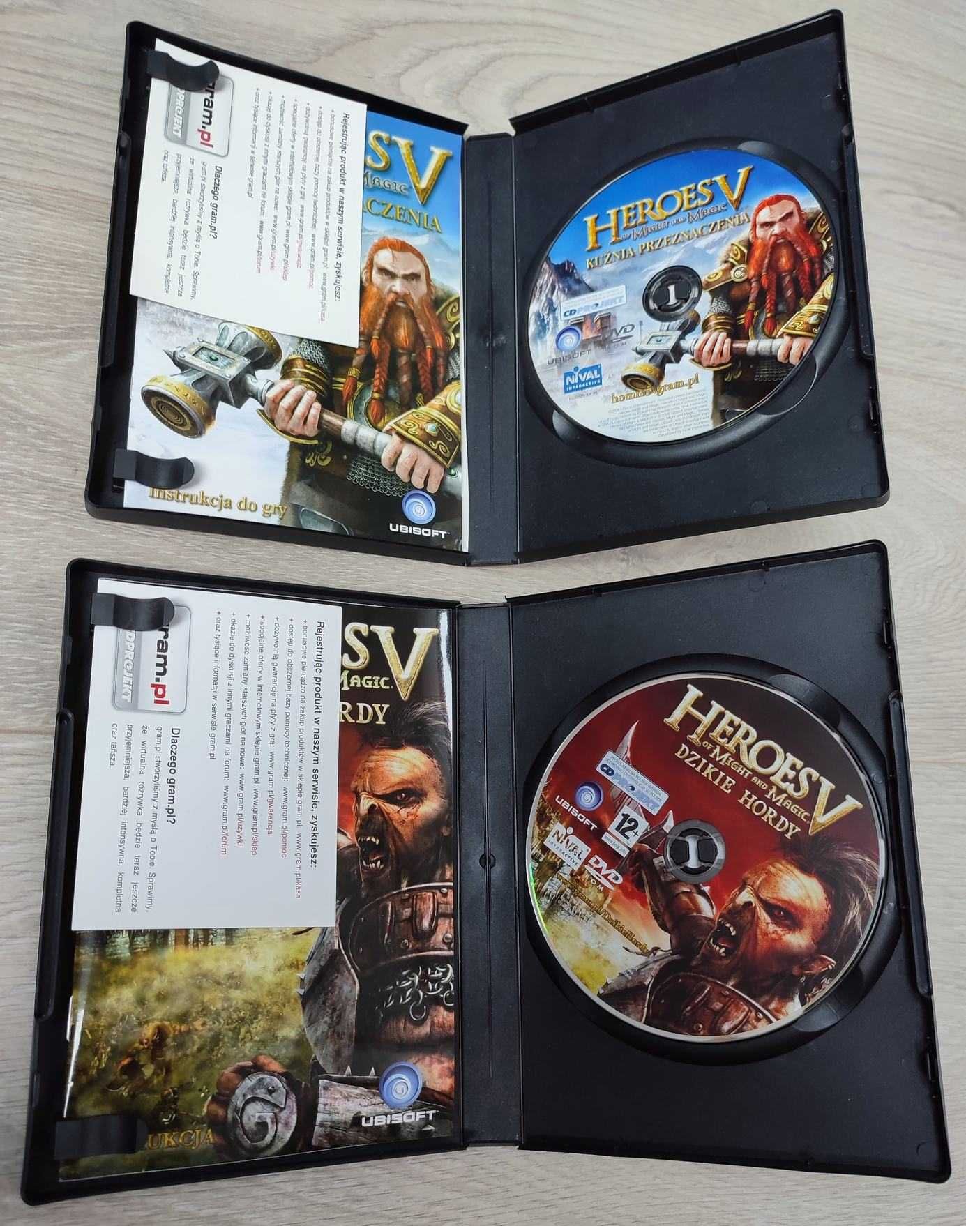 Heroes of Might and Magic V Edycja Kolekcjonerska, mapa, dodatki (PC)
