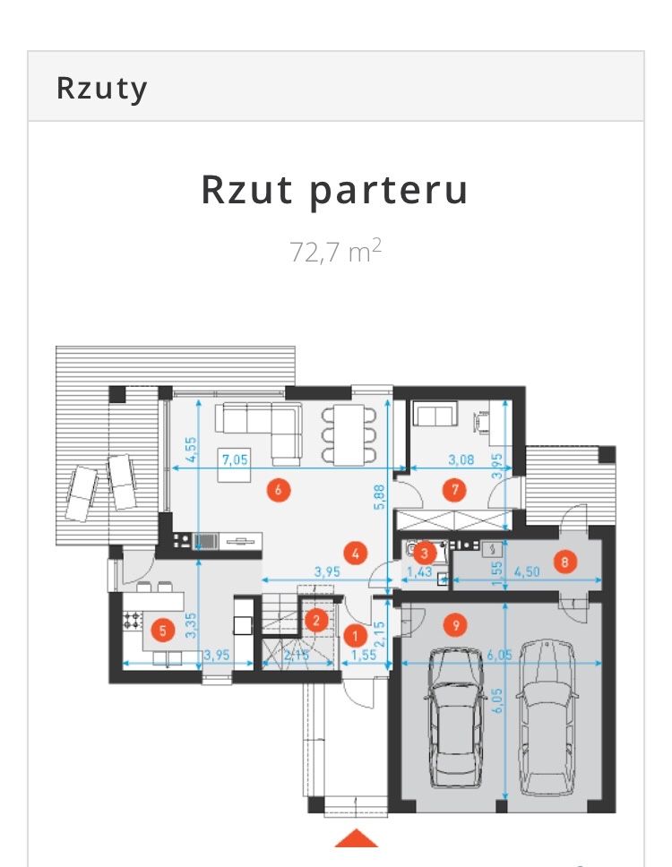 Projekt domu Wygodny 3 Domy z wizją WT 2021 archon